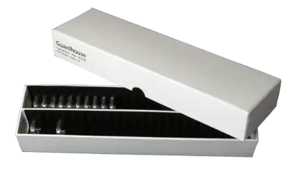 Guardhouse Double Row Coin Capsule Box - 50 Small Capsules