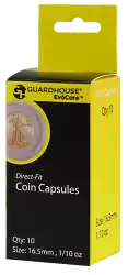 1/10 oz Gold Eagle Direct-Fit EvoCore Coin Capsules - 10 Pack