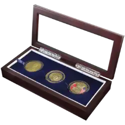 Guardhouse Glass-top Wood Display Box -GH-W1800: (3L)
