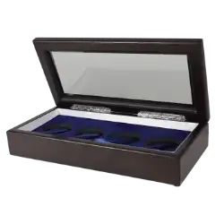 Guardhouse Glass-top Wood Display Box -GH-W1800: (4L)