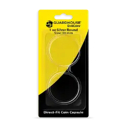 1 oz Silver Round Direct Fit EvoCore Capsule - Retail Card