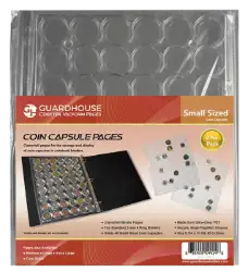 Coin Capsule Page - Small (PET Vac Form)