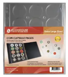 Coin Capsule Page - Extra Large (PET Vac Form)