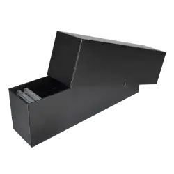 NGC and PCGS Slab Storage Box - Holds 20 Certified Coins (Black)
