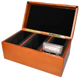 Wood Display Box for 45 PSA Graded Cards