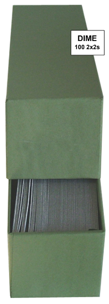 Boxed Paper 2x2s Dime - 100/Box
