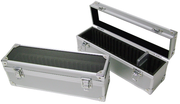 20 Slab Aluminum Box - Clear Top