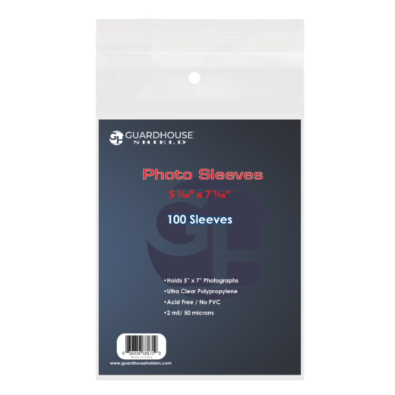 Shield Sleeve for 5 x 7 Photos