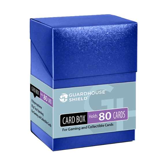 Flip-top Card Box - Blue