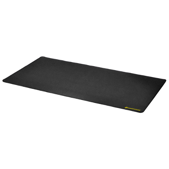 Desk Mat with Stitched Edges - 14 x 24 (Black)