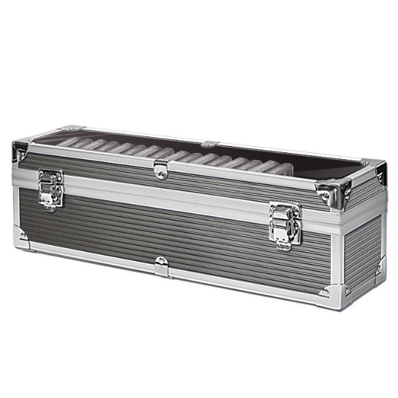 Falcon Series 25 Slab Box - Clear Top - Graphite