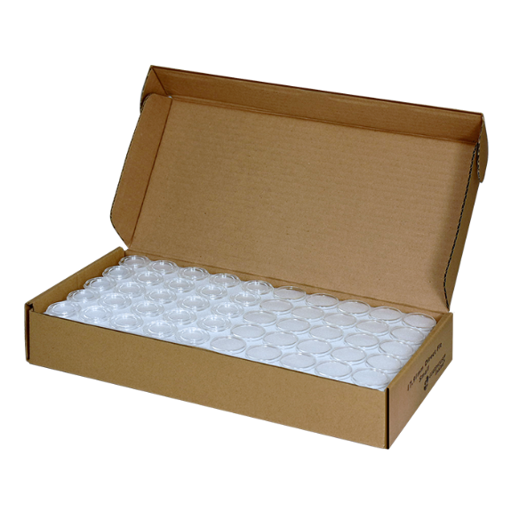Dime 18mm bulk Direct-Fit EvoCore coin holders. 250 count box.