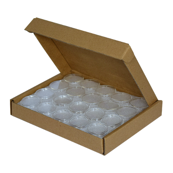 Quarter 24.3mm Direct-Fit EvoCore coin holders - (S dia) / 50 per box.