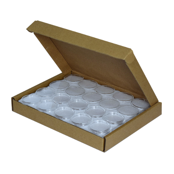 Large Dollar 38.1mm Direct-Fit EvoCore coin holders - (L dia) / 50 per box.