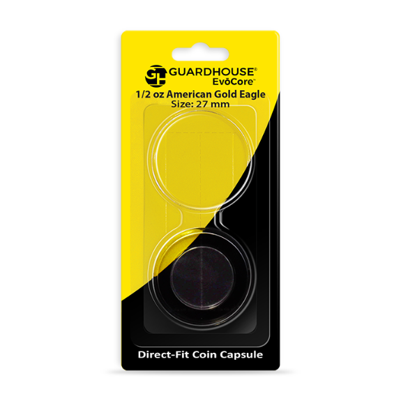 1/2 oz American Gold Eagle Direct Fit EvoCore Capsule - Retail Card