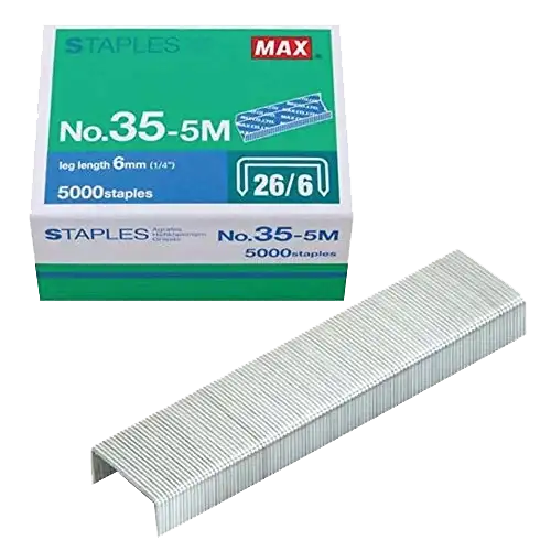 35-5M 1/4" Standard Staple (5000 per Box)