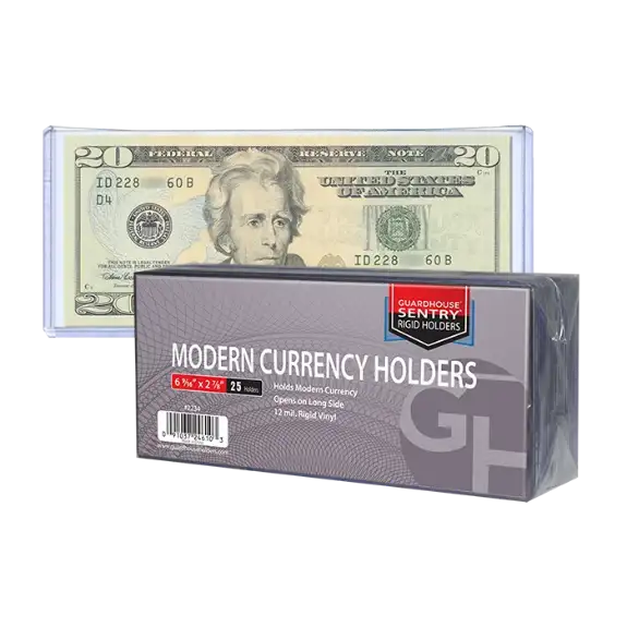 Modern Currency Sentry Holders - 6 9/16x2 7/8