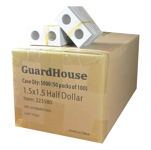 Guardhouse 1.5x1.5 Half Dollar - 100/Bundle