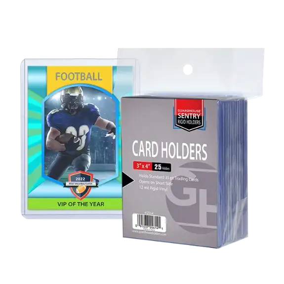 Sentry Trading Card Holders - 3x4 - 35pt (25 Pack)