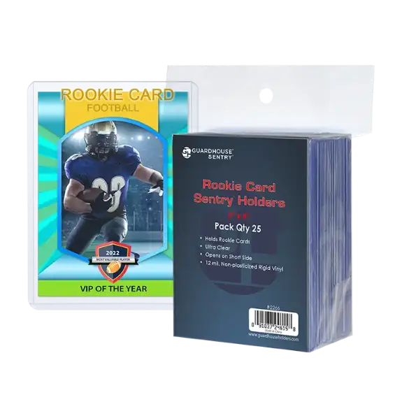 Rookie Card Sentry Holders - 3x4
