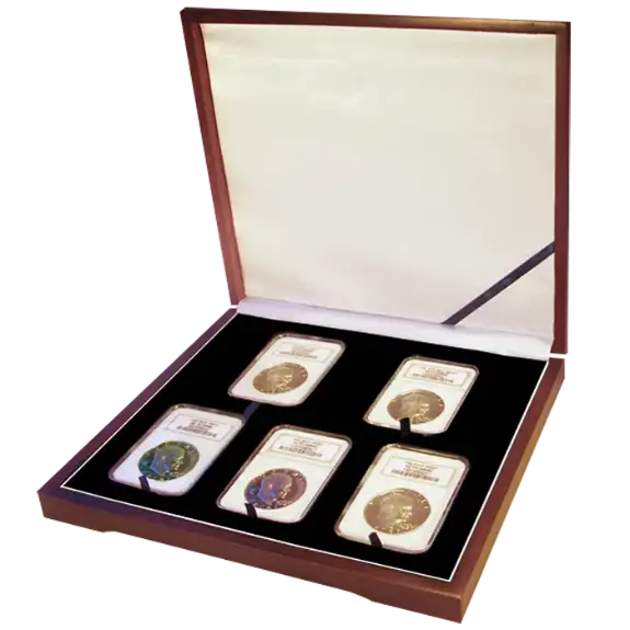 Universal Wood Display Box - 5 Slabs