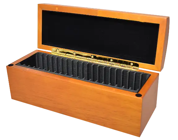 Wood Display Box - 20 NGC or PCGS slabs