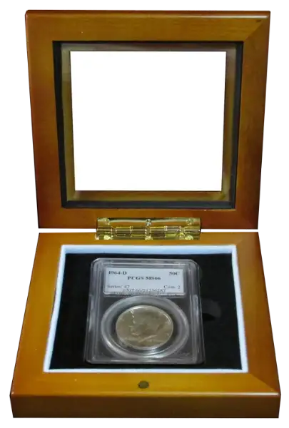 Wood Glass-Top Display Slab Box - 1 Slab Universal