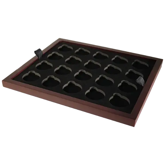 Medium Capsule Tray - Holds 20 Round Medium Sized Guardhouse Coin Capsules
