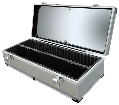 Falcon Series 50 Slab Box - Aluminum - Clear Top
