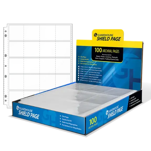 Guardhouse Shield 20 Pocket (100 pack) Polypropylene Pages