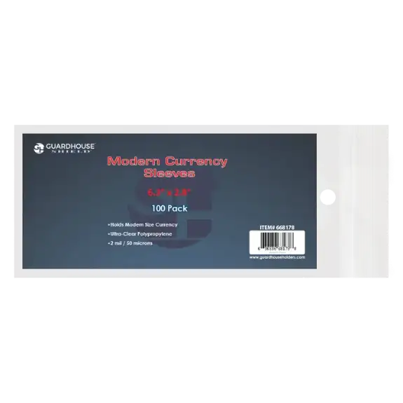 Guardhouse Shield Sleeve for Modern Currency