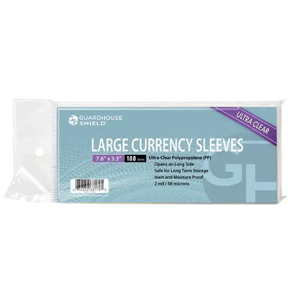 Guardhouse Shield Sleeve for Large Currency