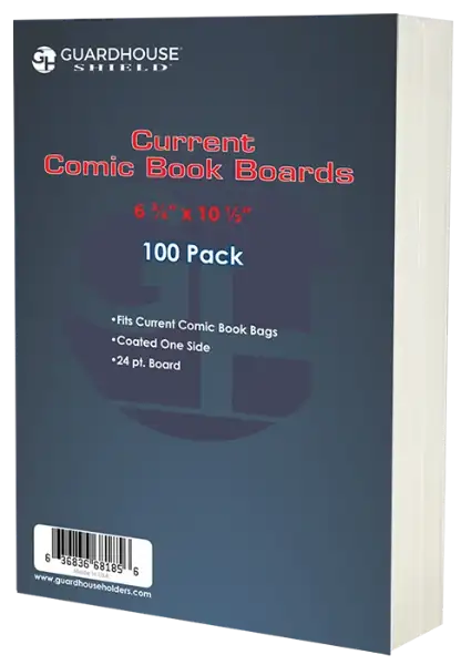 Current Comic Book Boards (6 3/4 x 10 1/2) - 100 Pack