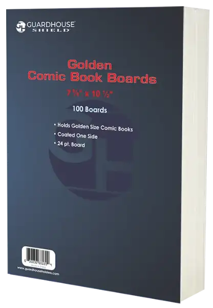 Golden Comic Book Boards (7 5/8 x 10 1/2) - 100 Pack