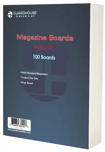 Magazine Backing Boards (8.5 x 11) - 100 Pack