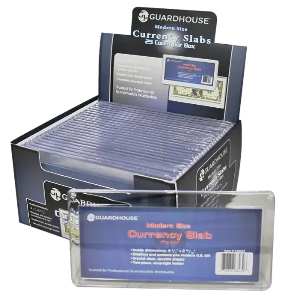 Paper Money Slab for Modern U.S. Currency - Currency Holder