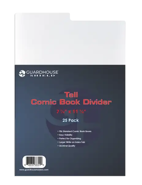 Tall Comic Book Divider - 7 1/4 x 11 1/4