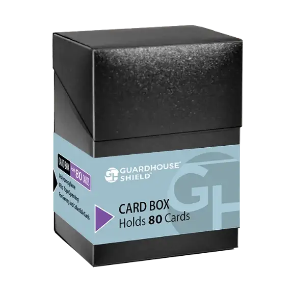 Flip-top Card Box - Black