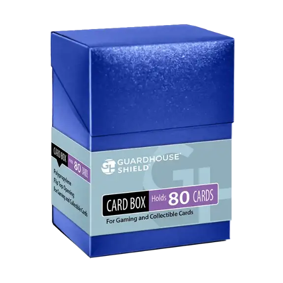 Flip-top Card Box - Blue
