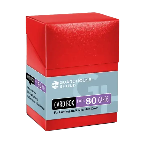 Flip-top Card Box - Red