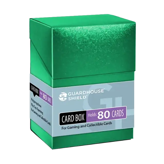 Flip-top Card Box - Green