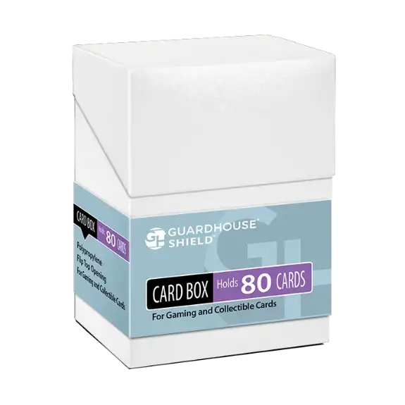 Flip-top Card Box - White