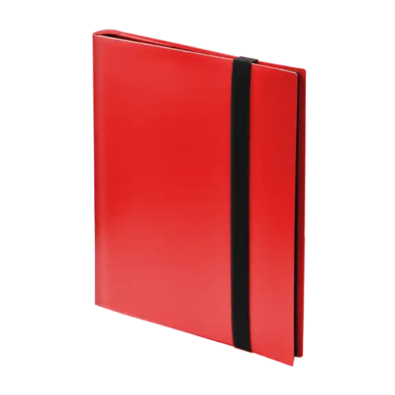 9 Pocket Trading Card Folio - Red