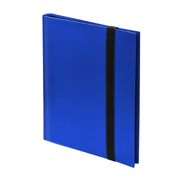 9 Pocket Trading Card Folio - Blue