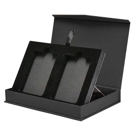 Magnetic Lid 2 Slab Box With Easel