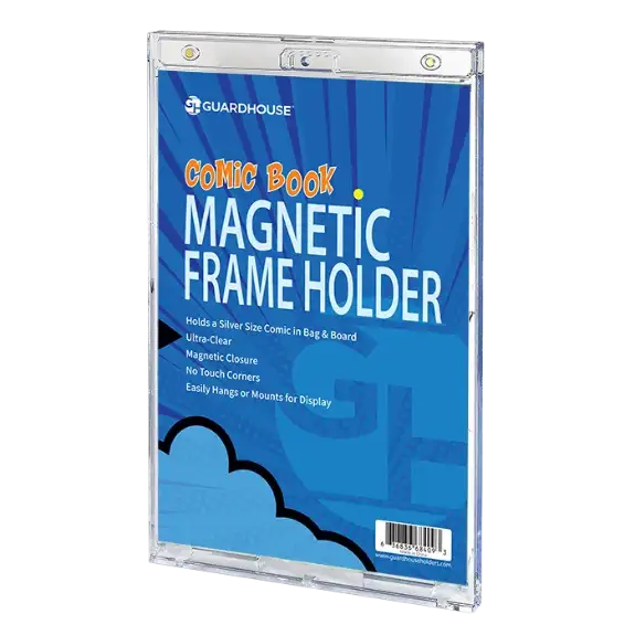 Comic Book Magnetic Frame Holder - Silver