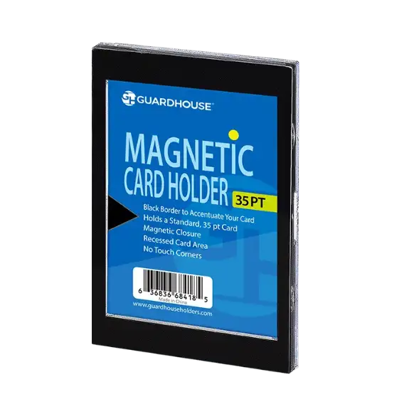 1 Card Magnetic Card Holder - Black Borders