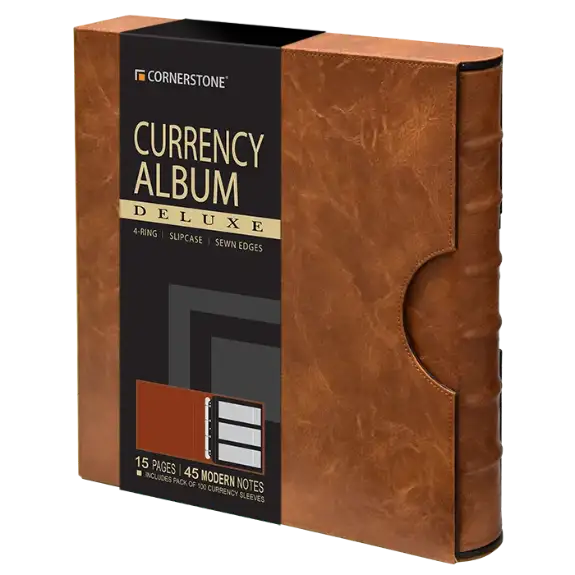 Deluxe Currency Album for Modern Notes with Slipcase