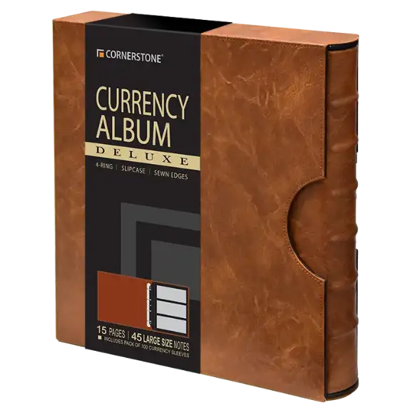 Deluxe Currency Album for Large Notes with Slipcase