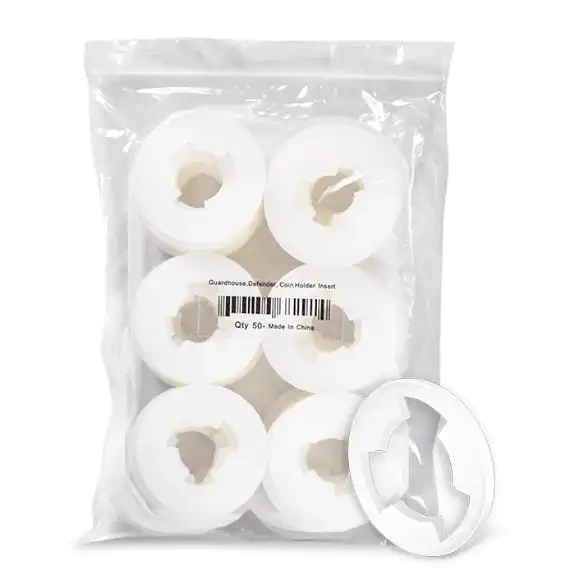 Defender Silicone Inserts for 1/2 oz Gold Eagles - 27mm Bulk 50 Pack
